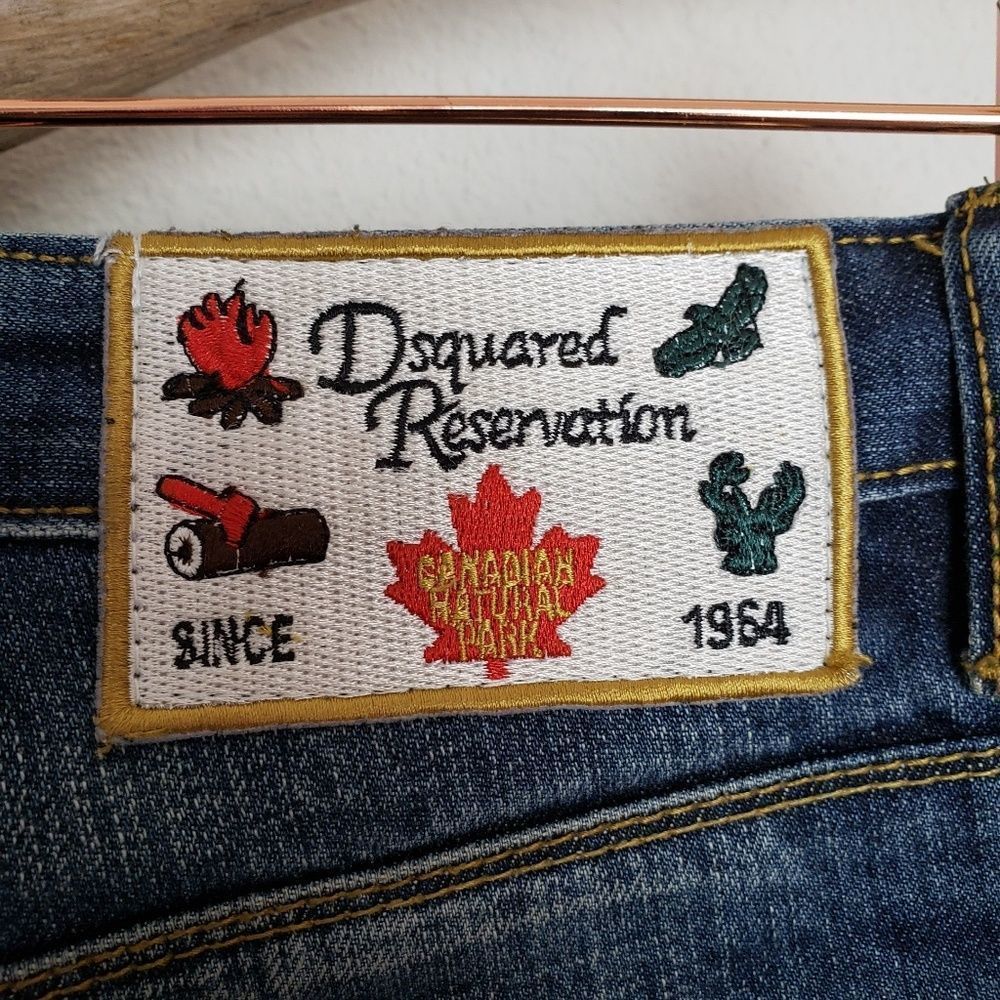 DSquared distress dark wash stretch Jean's men 31 - Picture 6 of 8